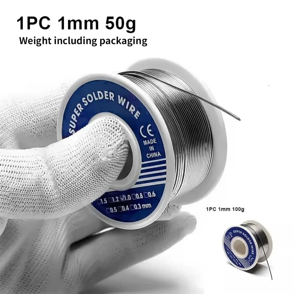 Low-Melt Solder Wire | Stainless Steel & Copper Alloy | Precision Welding & Battery Repair - Thumbnail 3