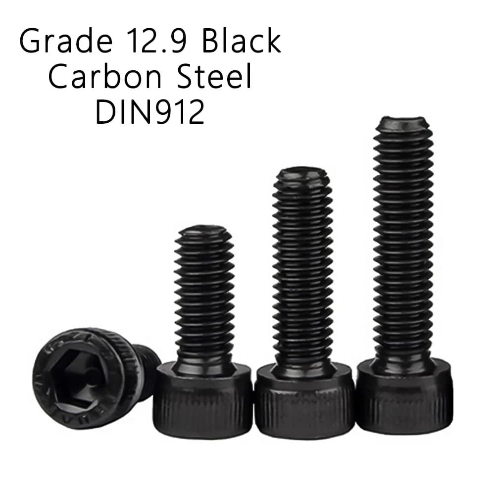 304 Stainless Steel Hex Socket Cap Screws | M2-M10 DIN912 Grade 12.9 A2 Bolts | Professional Allen Bolt Kit - Thumbnail 5