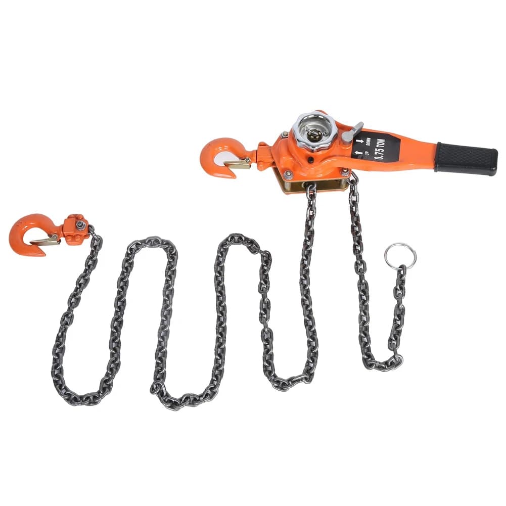 0.75-Ton Lever Hoist | 3-Meter Heavy-Duty Lifting Chain | Industrial Ratchet Pulley Block - Thumbnail 3