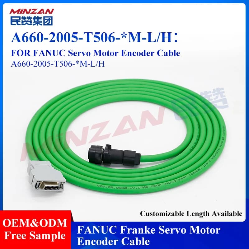 High-Flex Servo Motor Encoder Cable | Durable Industrial Power Supply Wire for Automation - Thumbnail 3