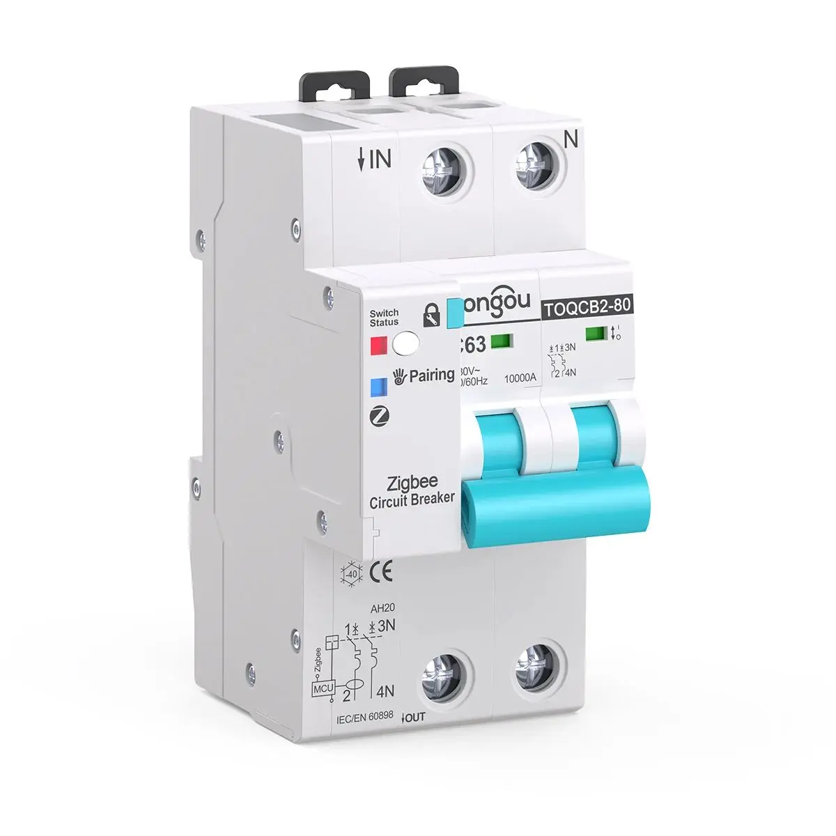 Circuit Breaker with Energy Monitoring | Zigbee Wireless Control | Remote & Timer Functions - Thumbnail 3