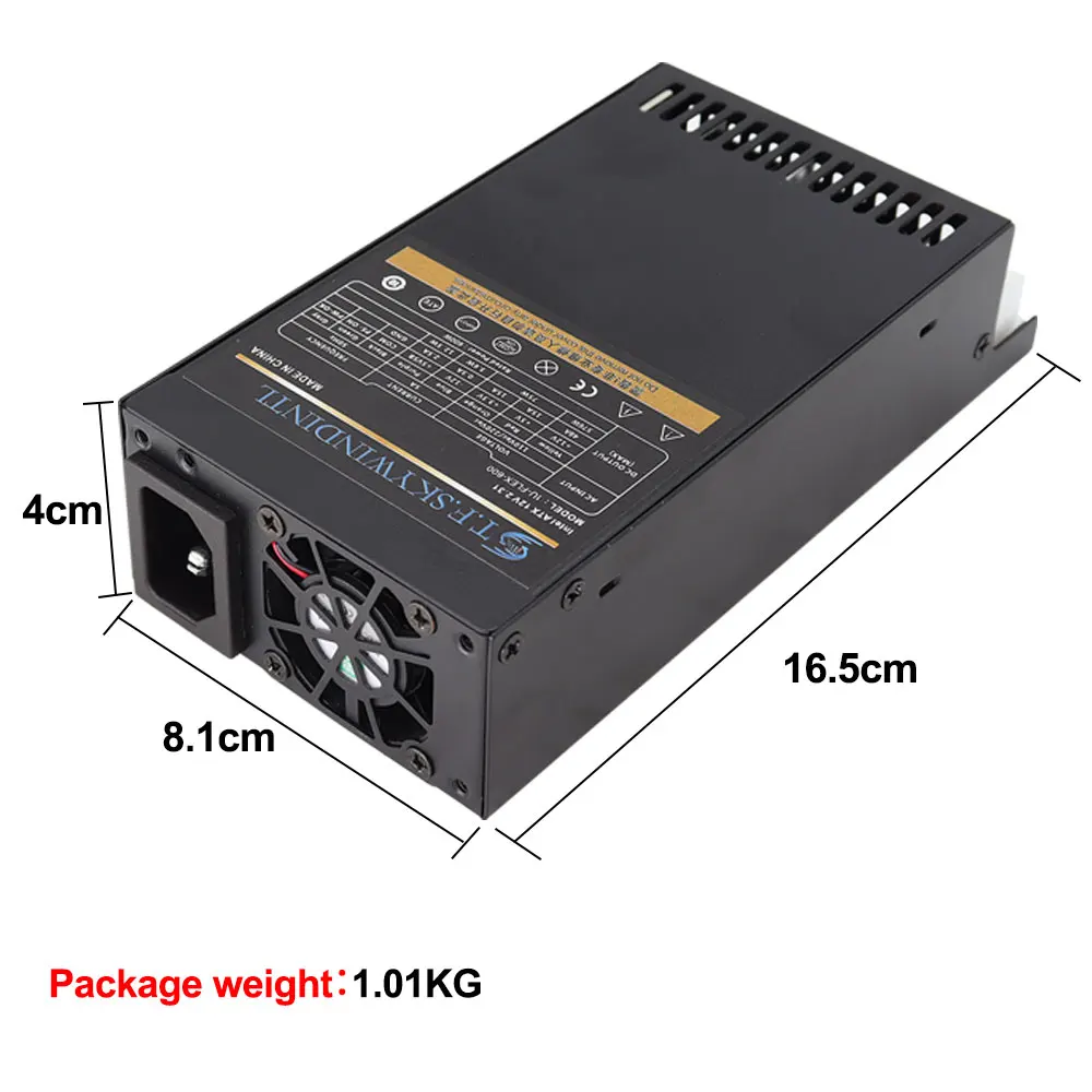 600W Fully Modular PSU | 1U Server Power Supply | 110-220V Auto Voltage - Thumbnail 4