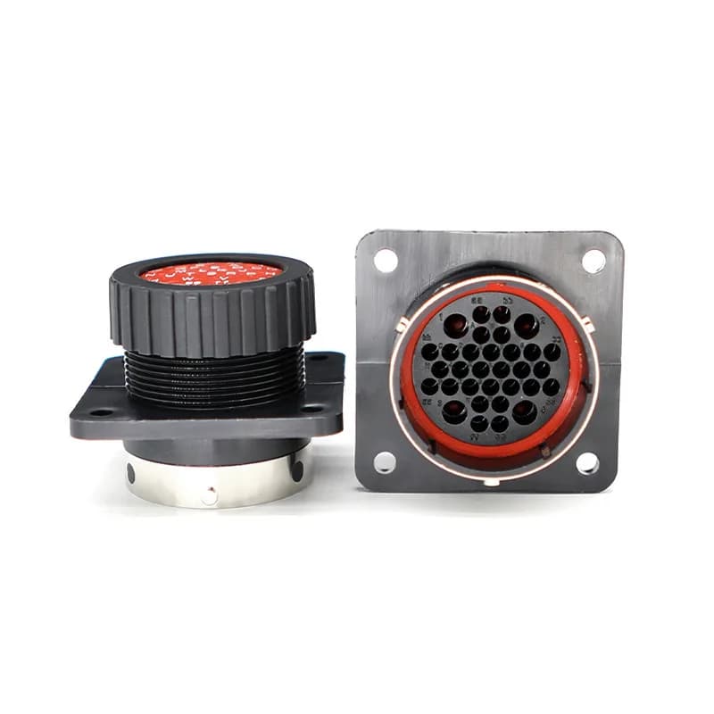 32-Pin Aviation Connector | Waterproof Circular Plug & Socket | Industrial-Grade Electrical Coupling - Thumbnail 4