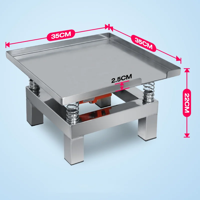 Concrete Vibration Table | 35x35cm Stainless Steel Platform | 3000 RPM Precision Testing - Thumbnail 4