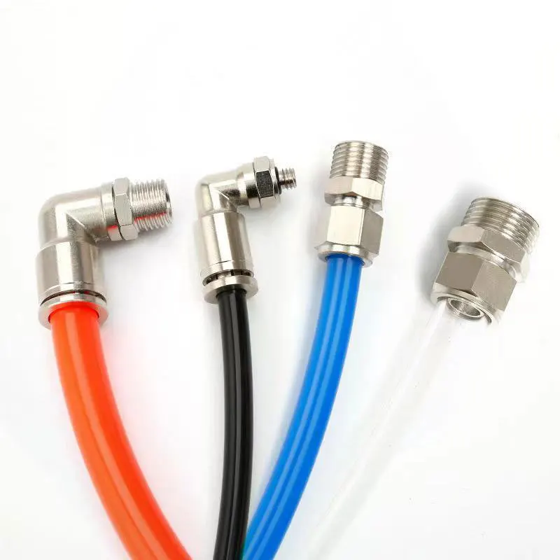 Premium polyurethane pneumatic air hose for compressors, available in 12mm and 14mm diameters and lengths from 1 to 20 meters.