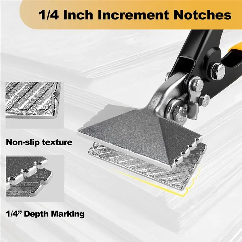 ABYP Straight Jaw Bender Metal Forging Tool, 3 Inch Hand Seamer For Sheet Metal, Ideal For HVAC& DIY Projects - Thumbnail 6