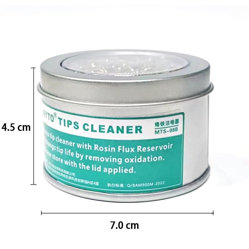 Soldering Flux & Tip Cleaner Kit | 50g Rosin Paste | 2-in-1 Aluminum Case - Thumbnail 3