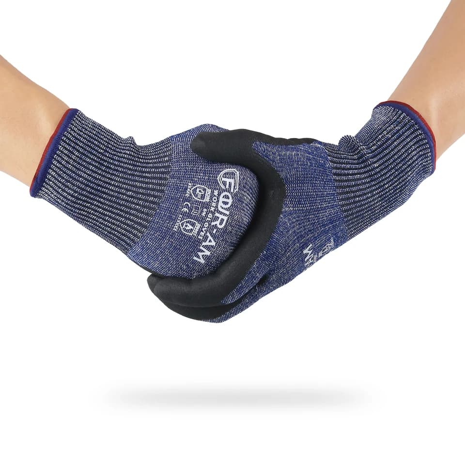 Resistant Gloves | ANSI Level 5 Protection | Nitrile Foam Grip - Thumbnail 3