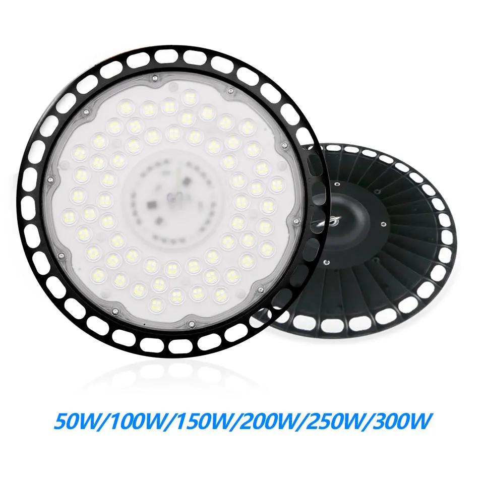High Bay LED Light | 100W-200W UFO Fixture | Waterproof Workshop & Warehouse Lighting - Thumbnail 2