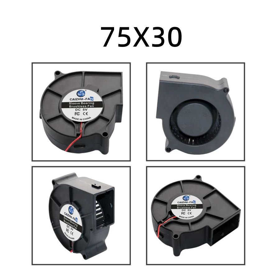 30MM 40MM 50MM 60MM 75MM 97MM Cooling Fan Brushless Motor Case Fan Blower Fan Humidifier FanInduction Cooker Fan 5V USB Plug - Thumbnail 7