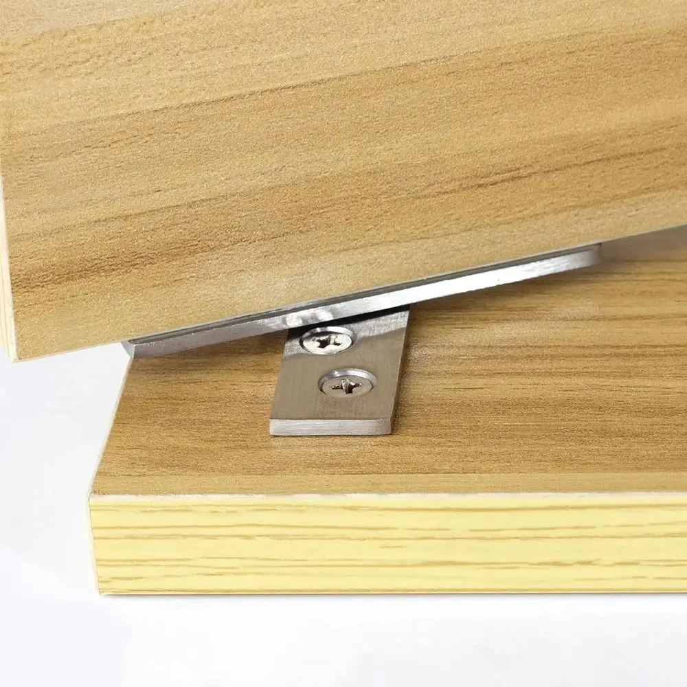 Duty 360° Pivot Hinge | Stainless Steel with Screws | Concealed Furniture & Door Shaft - Thumbnail 4
