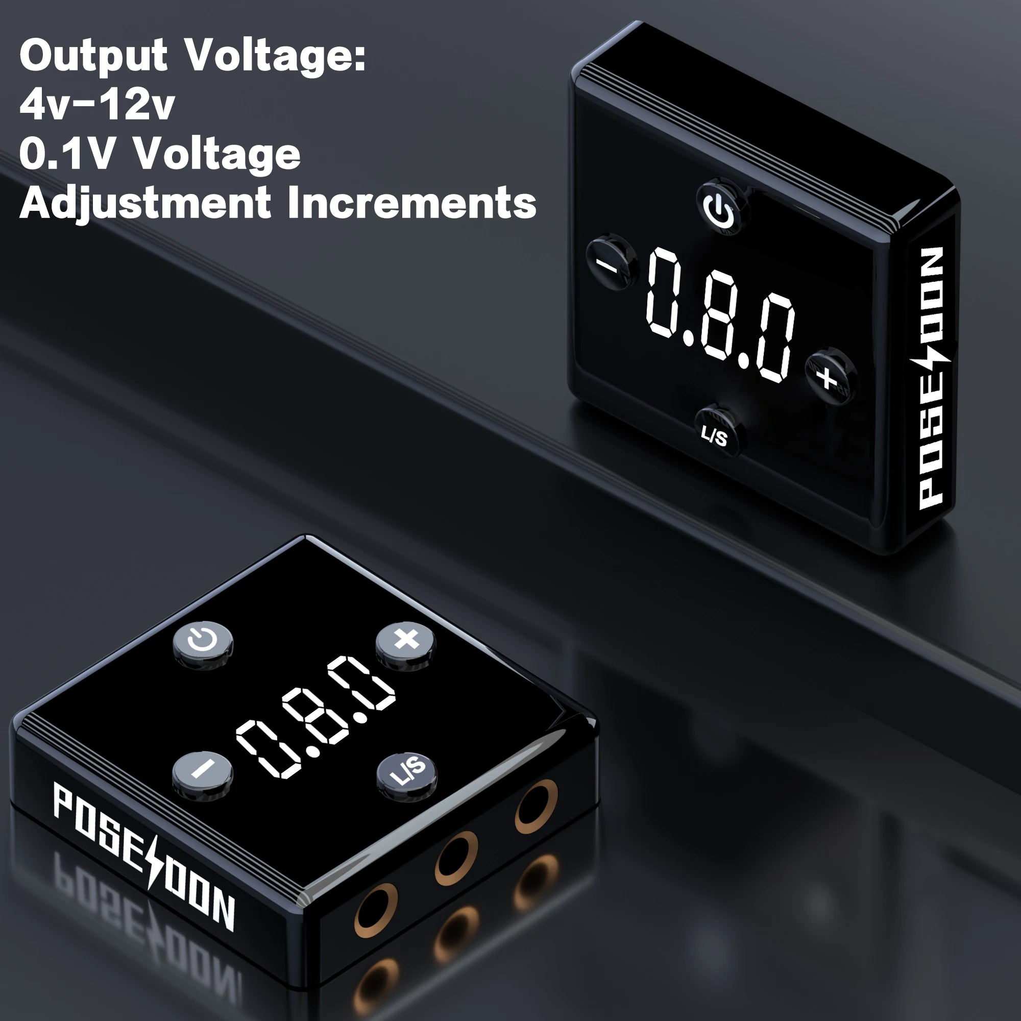 Tattoo Power Supply | High-Precision Voltage Control | Wired Studio Machine Power Unit - Thumbnail 3