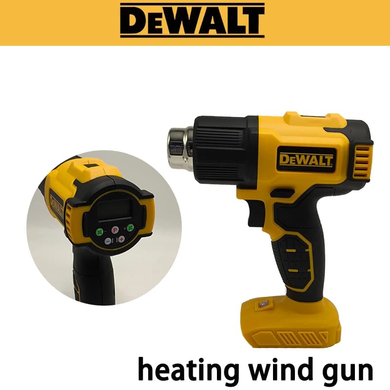 DeWalt DCE530N 20V Cordless Heat Gun | Professional Hot Air Tool for Welding & Shrink Wrapping - Thumbnail 4