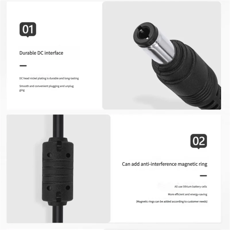 Adjustable Power Adapter | 3-12V 2A DC Output | LED Strip & Electronics Charger - Thumbnail 5