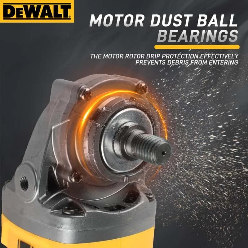 DeWalt DCG414 Brushless Angle Grinder | 125mm Metal & Wood Cutting | Professional Power Tool - Thumbnail 5