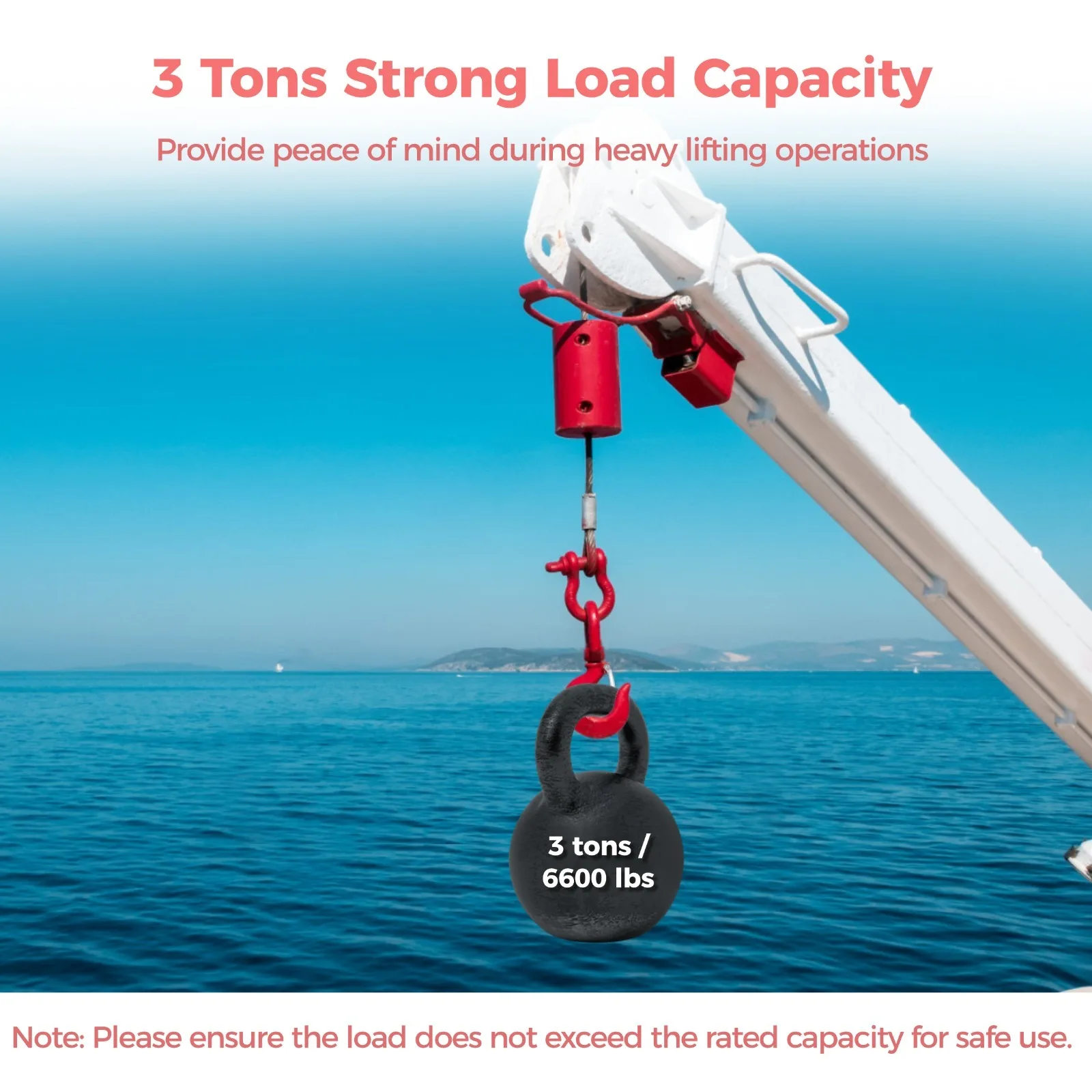 3-Ton Swivel Hook | G80 Alloy Steel Rigging Hook with Safety Latch for Secure Lifting - Thumbnail 4