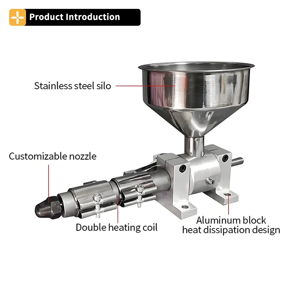Desktop Plastic Extruder | Compact Injection Molding Machine for PP & PE | 220V Lab-Grade - Thumbnail 4