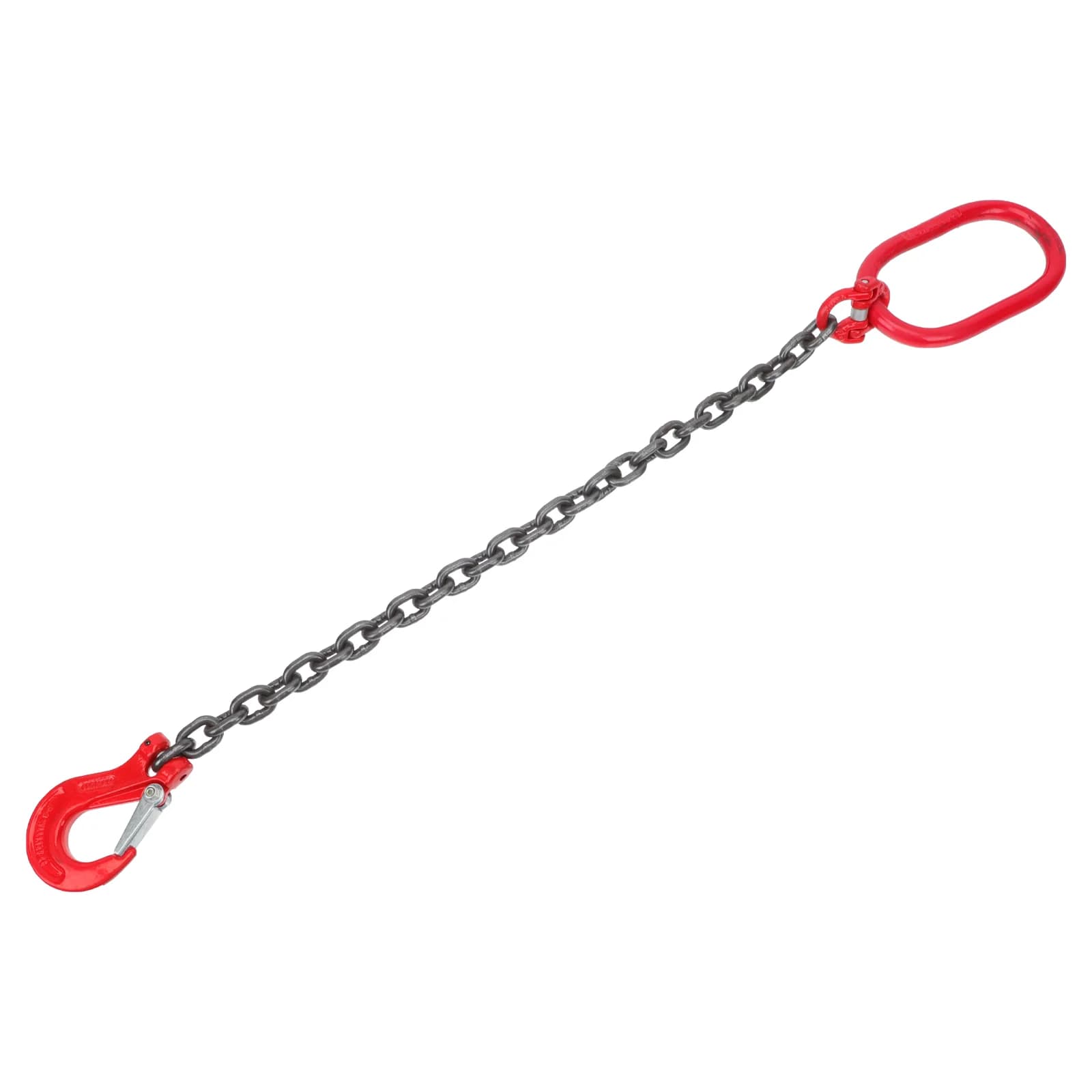 Heavy-Duty Single Leg Chain Sling | Manganese Steel Construction | Corrosion-Resistant Lifting Hook - Thumbnail 5