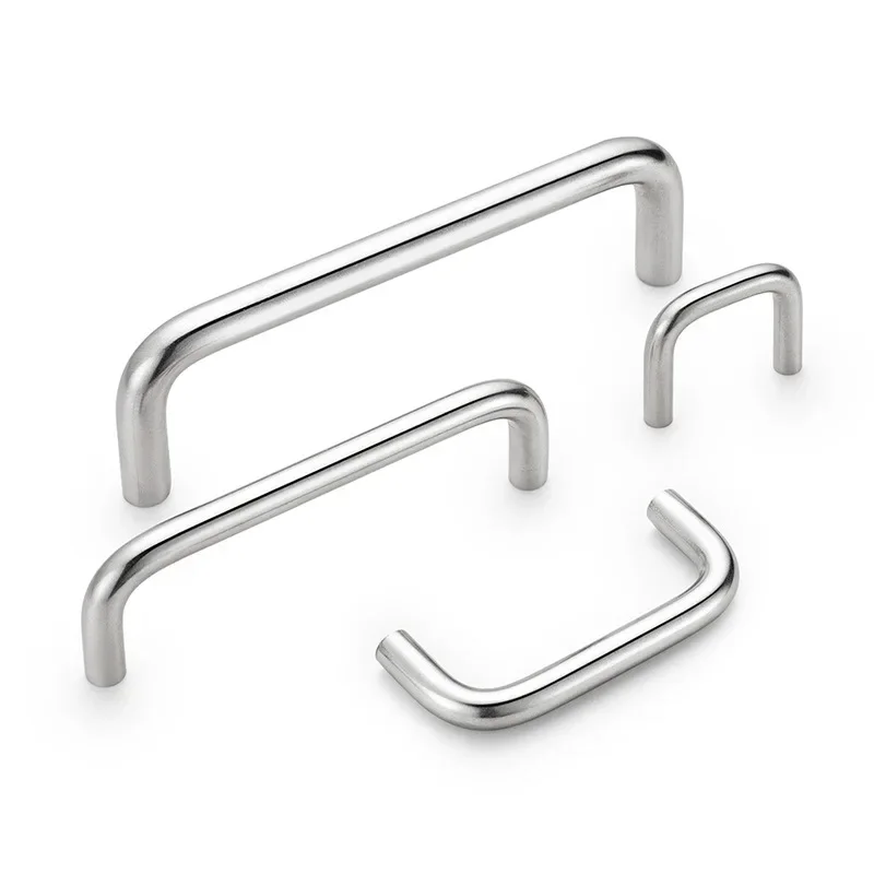 Steel U-Handle | Welded Sheet Metal | Professional Wardrobe & Cabinet Door Handle - Thumbnail 4
