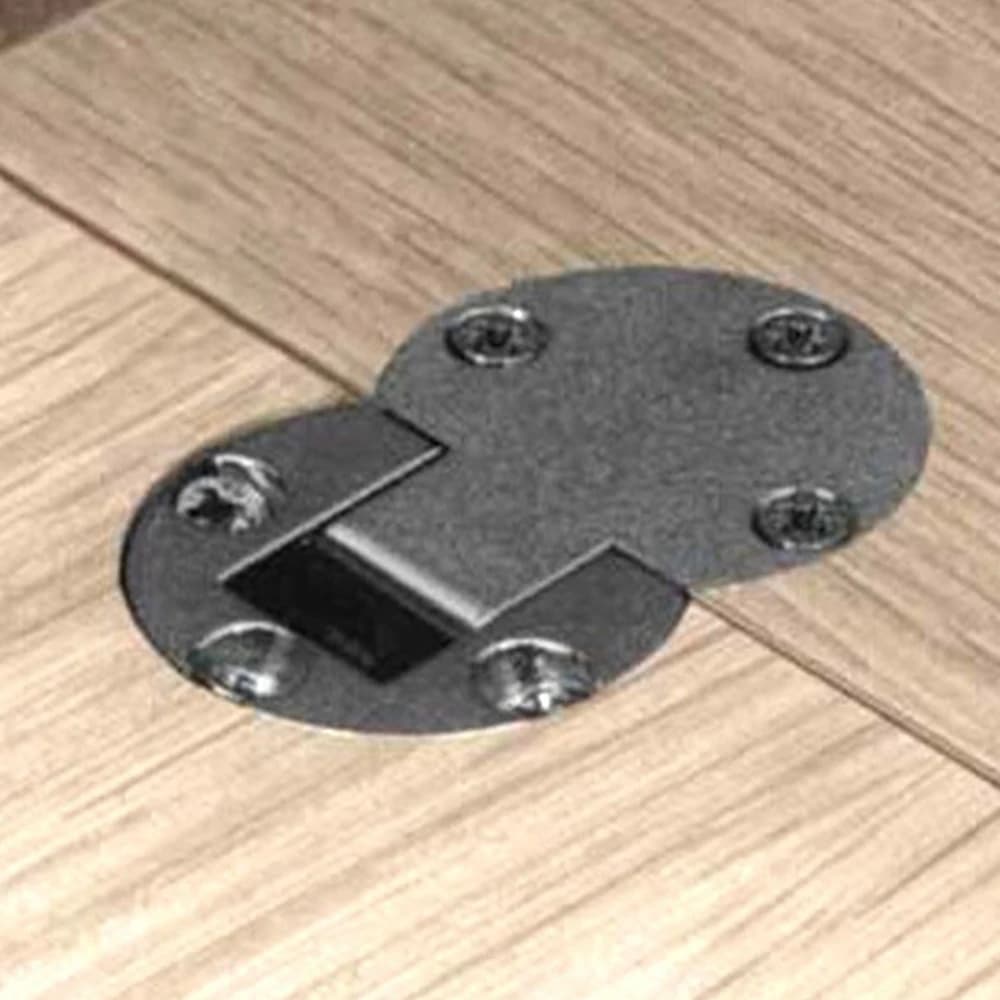 Folding Table Hinge | 2-Pc Zinc Alloy Bracket | Hidden Flap Support for Home Cabinets - Thumbnail 2