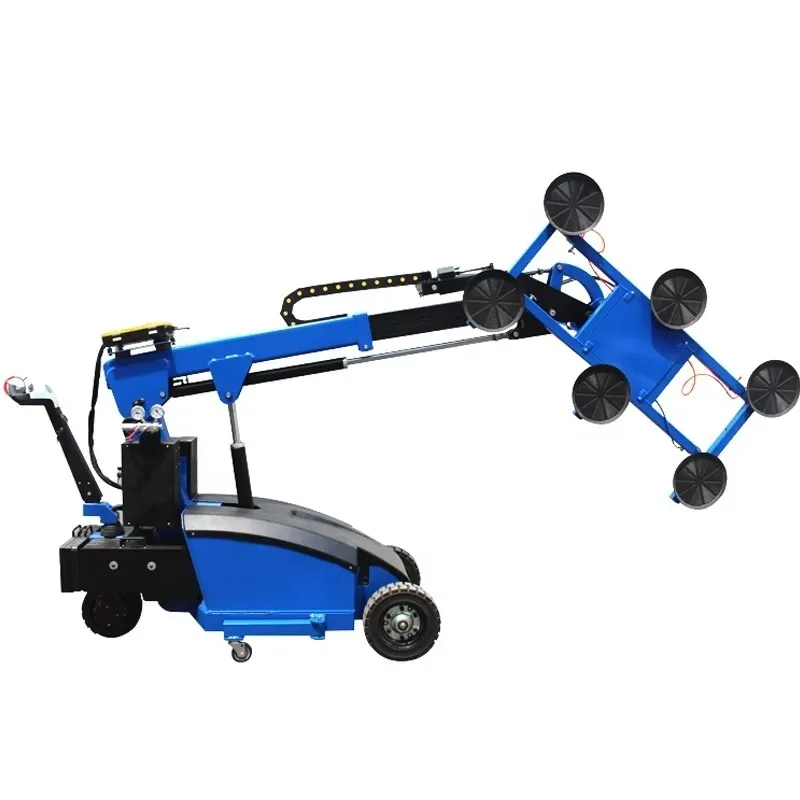 Glass Lifting Robot | 800kg Capacity Electric Suction Trolley | Glazing & Loading Equipment - Thumbnail 5