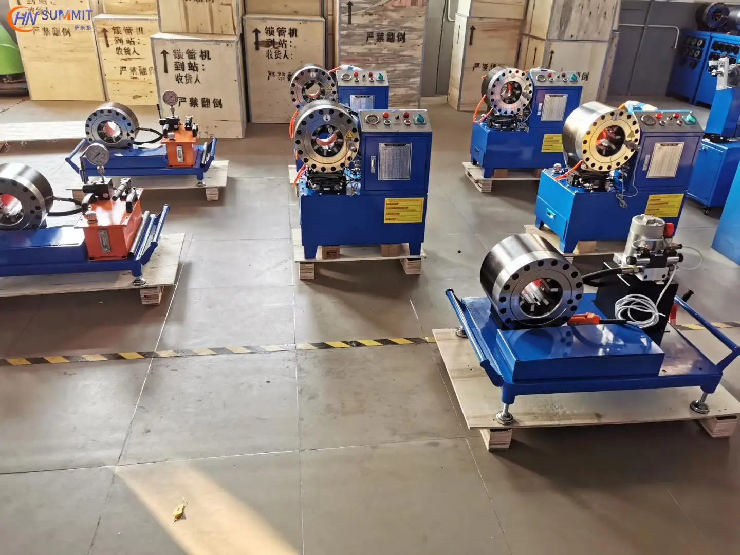 Hydraulic Hose Crimping Machine | P20-P32 Die Range | 1/4 to 2 Industrial Hose Press Tool - Thumbnail 5