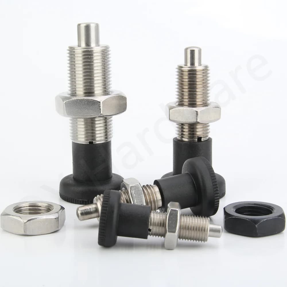Plunger Lock Pins | Carbon Steel M10 M12 M16 M20 | QX219 Index Return Type Industrial - Thumbnail 6