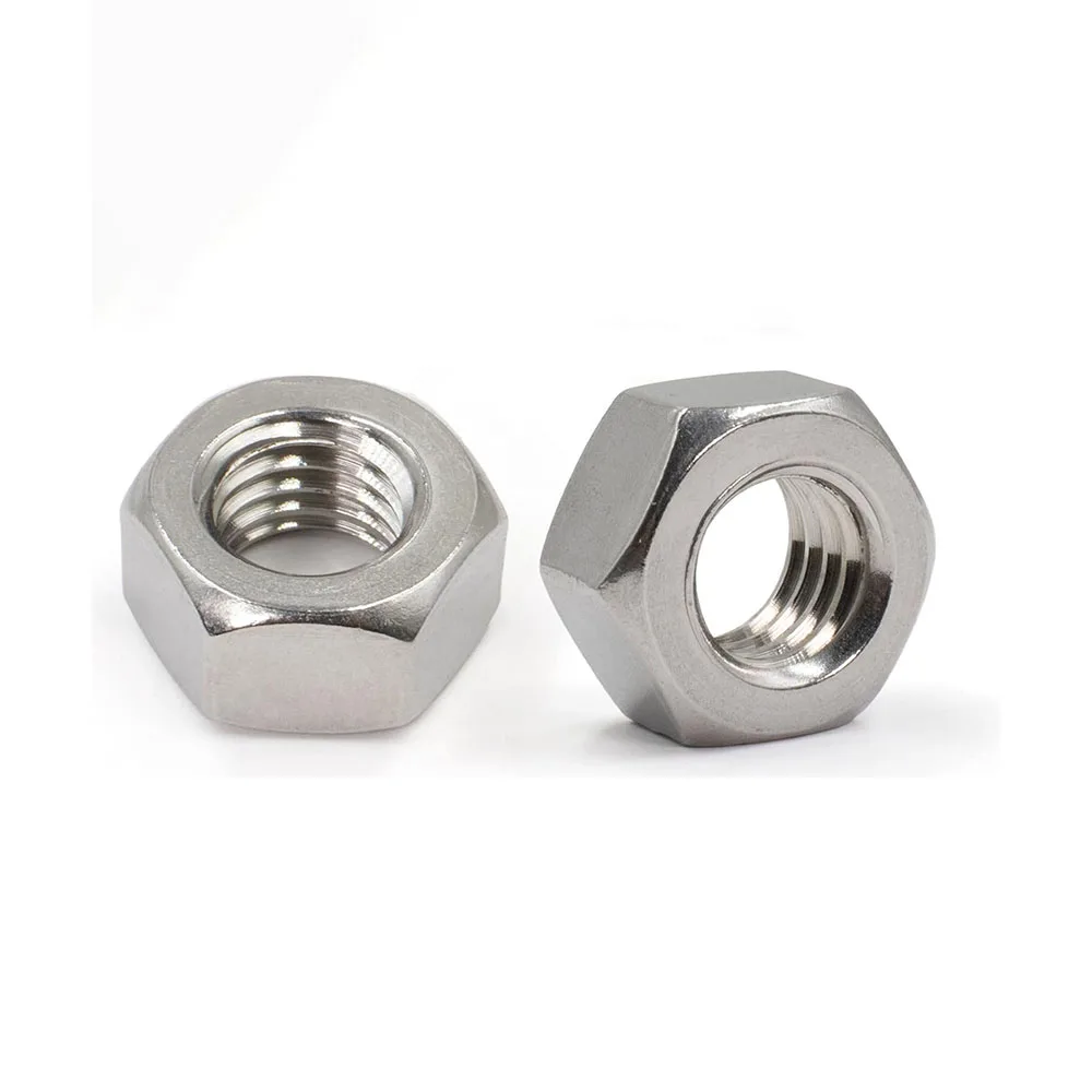 304 Stainless Steel Hex Nuts DIN934 | Metric Hardware Assortment | M2-M18 Precision Fasteners - Thumbnail 3