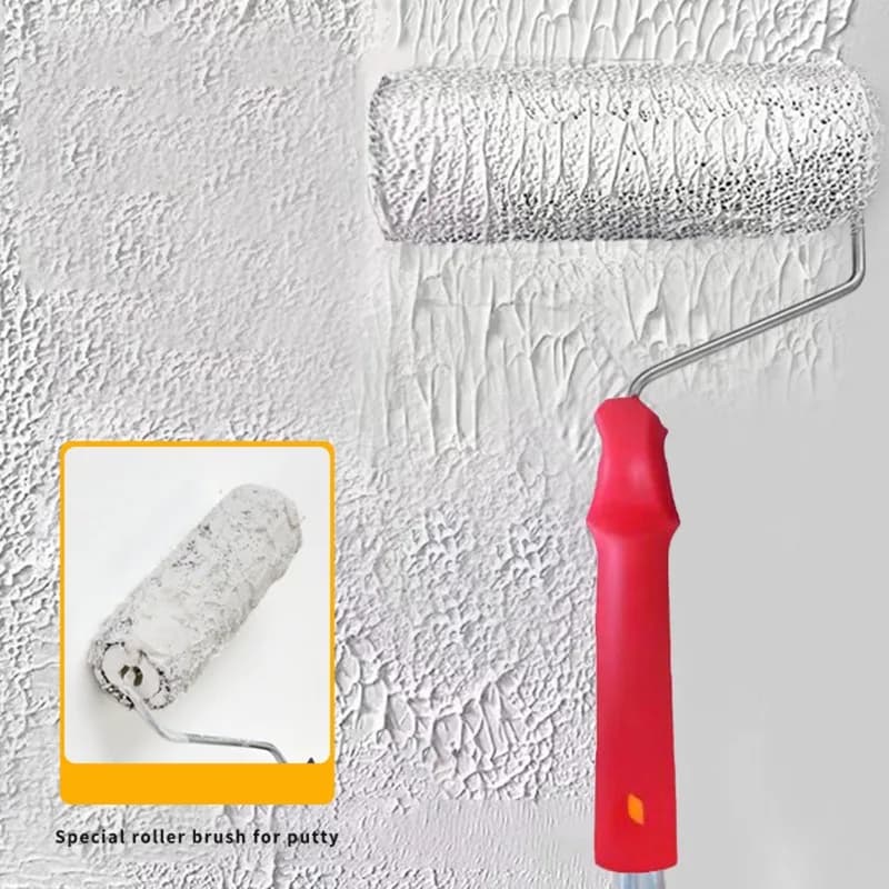 Texture Roller Brush | Premium Wall Finishing Tool for Plaster & Putty Application - Thumbnail 4