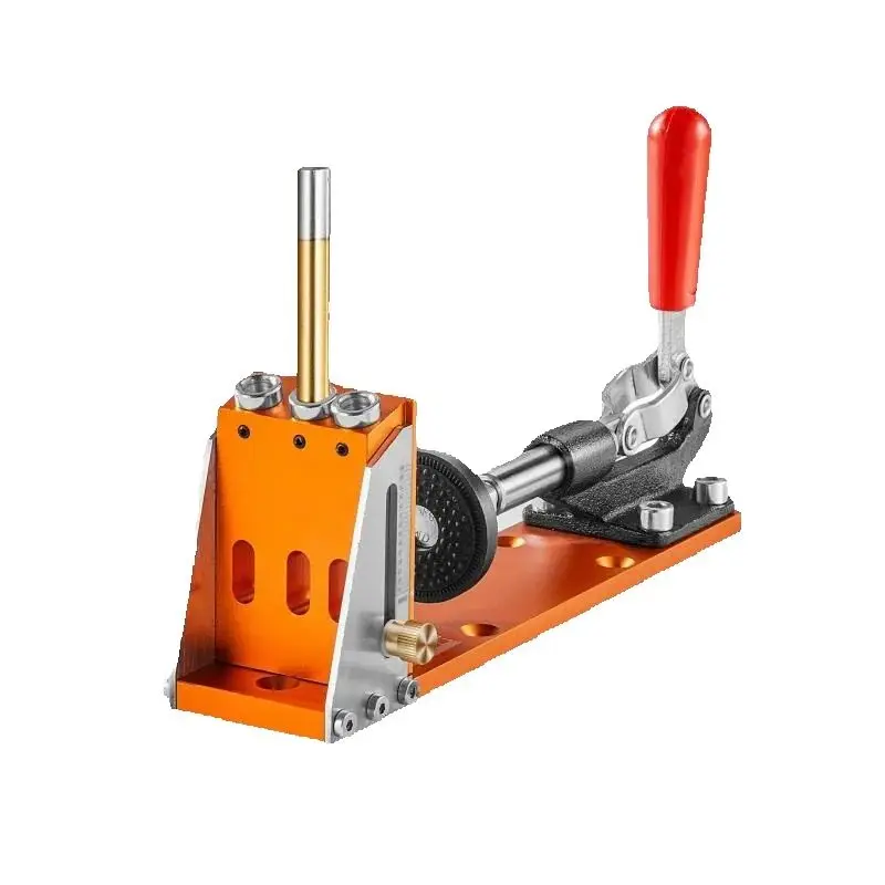 Pocket Hole Jig Kit | 30-Piece System with Adjustable Guide & Step Drills - Thumbnail 2