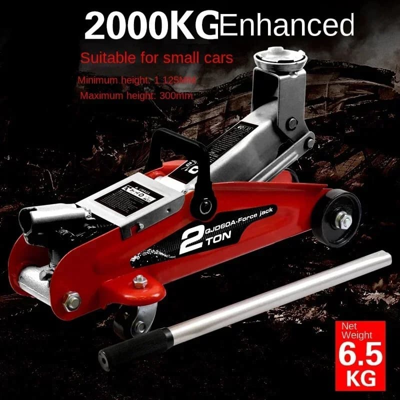 2-Ton Hydraulic Car Jack | SUV & Sedan Mounted Lift System | Heavy-Duty Vehicle Recovery - Thumbnail 2