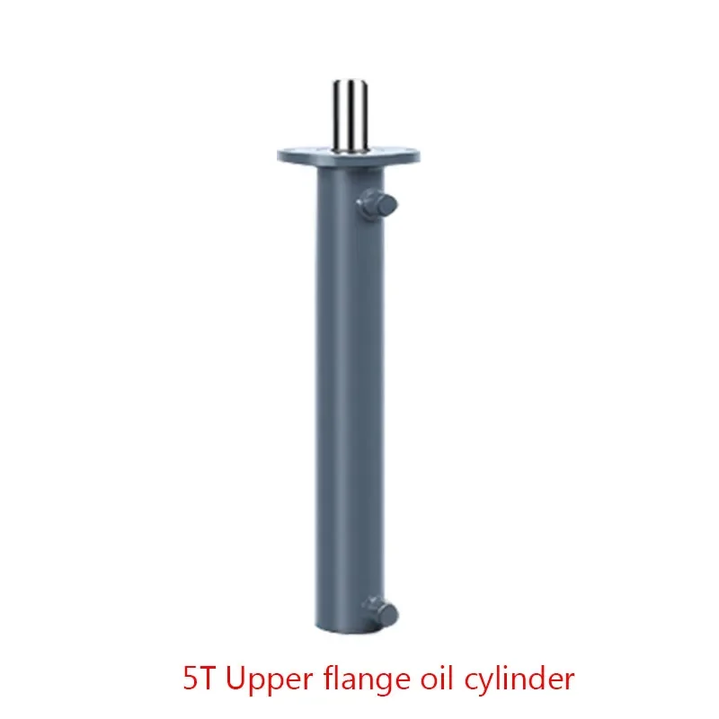 5-Ton Hydraulic Lift Cylinder | Two-Way Telescopic Design | Heavy-Duty Flange Mount - Thumbnail 2