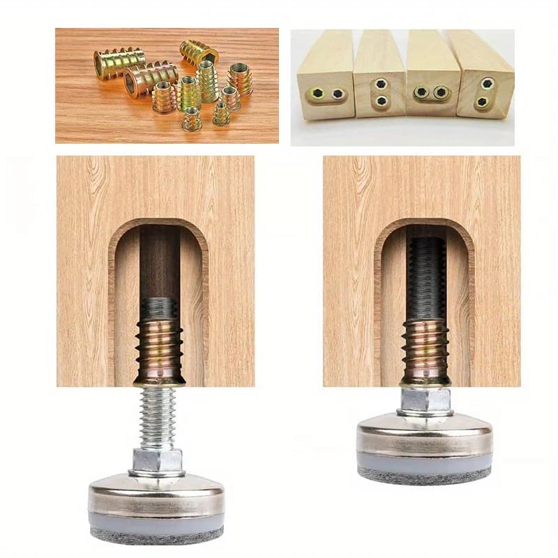 Inserts Tool Kit | 230PCS for Wooden Furniture | Hex Socket Screw Connectors & Fasteners - Thumbnail 2