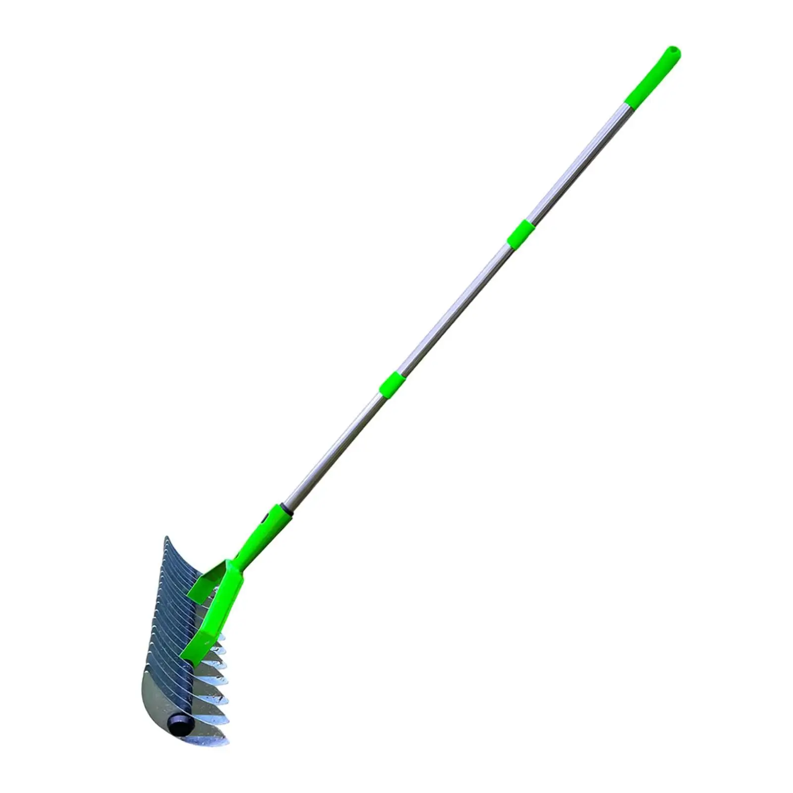 Thatching Rake | Curved Steel Tines | Professional Garden Scarifying Tool - Thumbnail 3