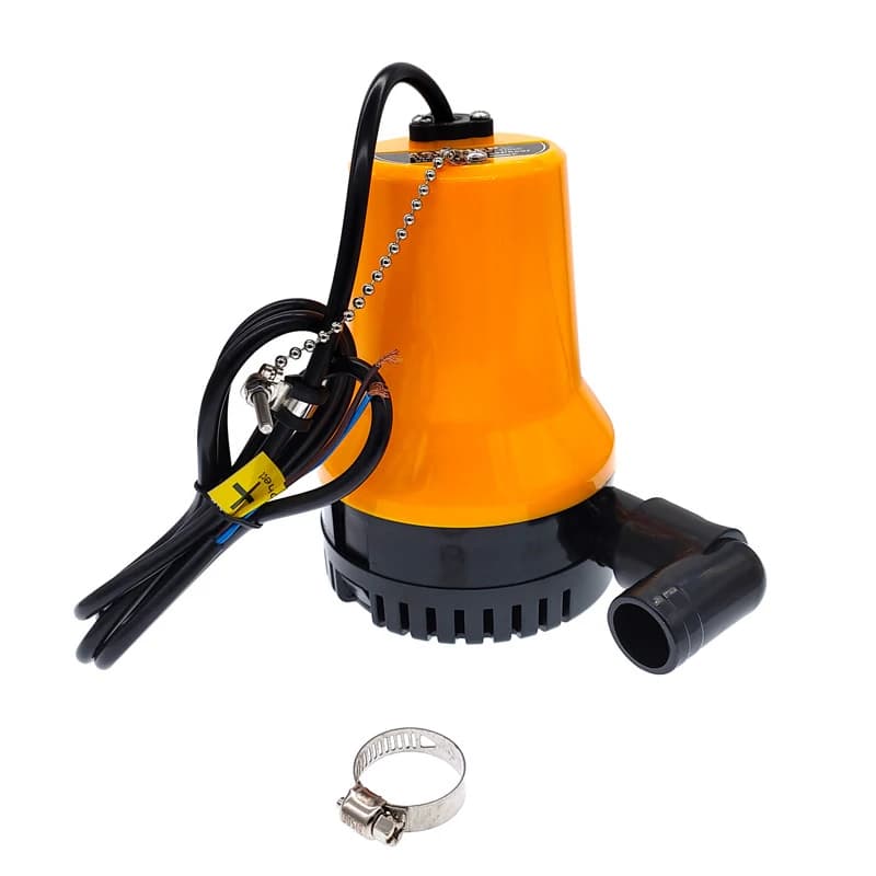 12V Submersible Water Pump | Mini Bilge & Drainage Pump | Household Circulation & Cabin Pumping - Thumbnail 3