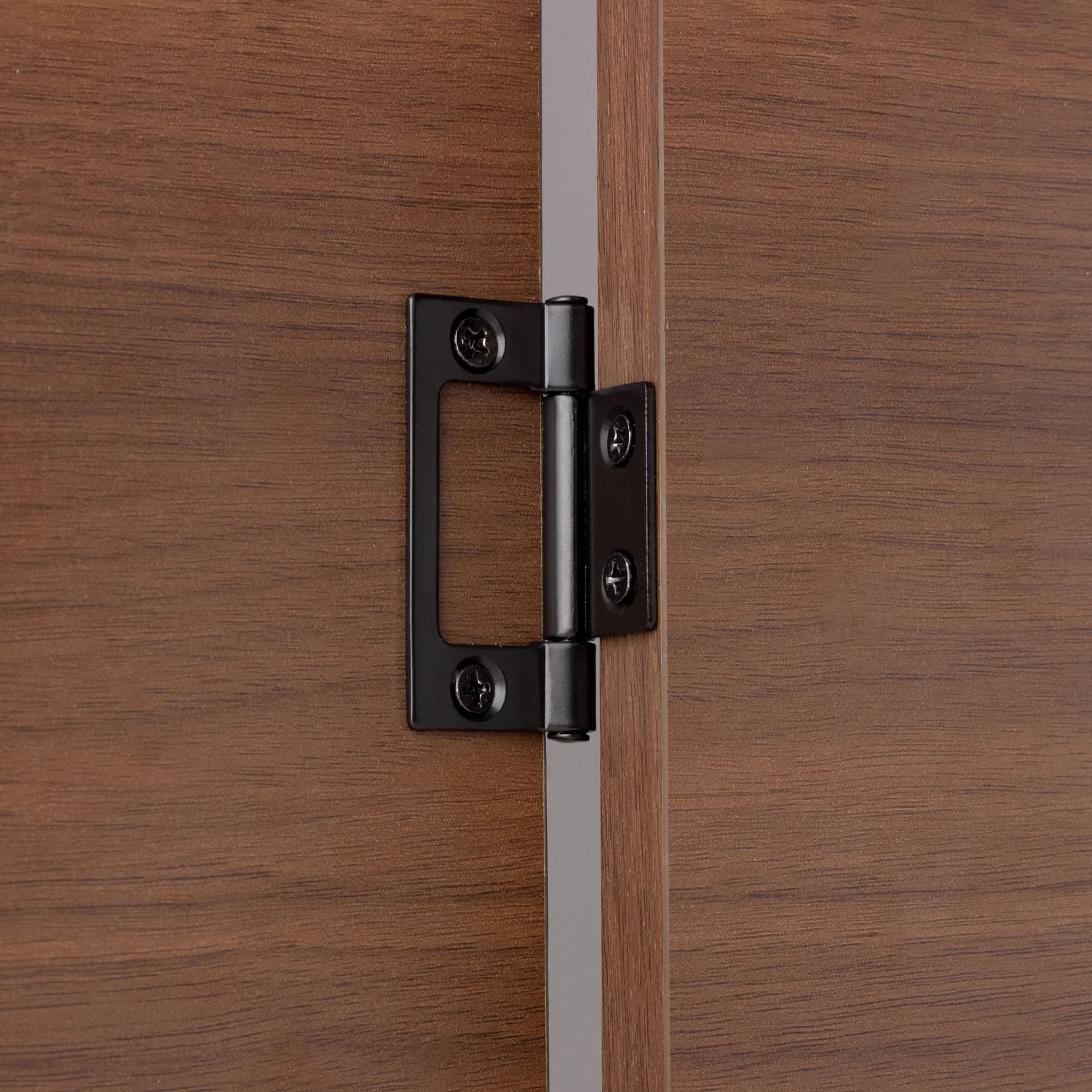 360 Degree Flat Metal Hinges | 2-Pack for Cabinet Doors & Windows | Furniture Hardware - Thumbnail 4