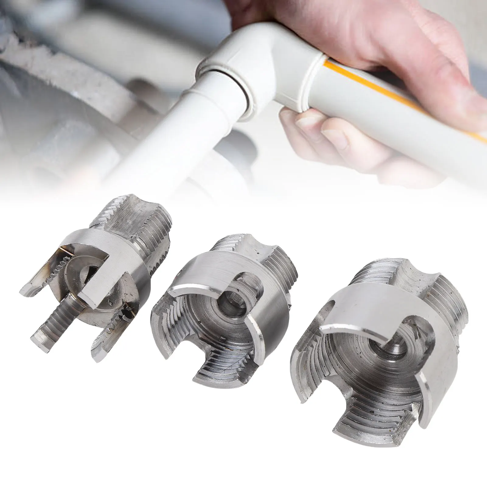 Pipe Threading Kit | 1/4 Hex Shank | G1/2, G3/4, G1 Internal & External Thread Maker - Thumbnail 4