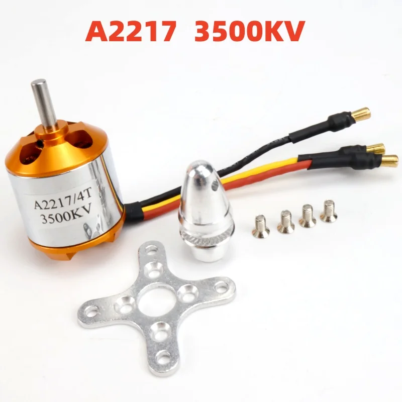 A2217 Brushless Motor | 3500KV High Torque | For RC Airplane & Quadcopter - Thumbnail 2