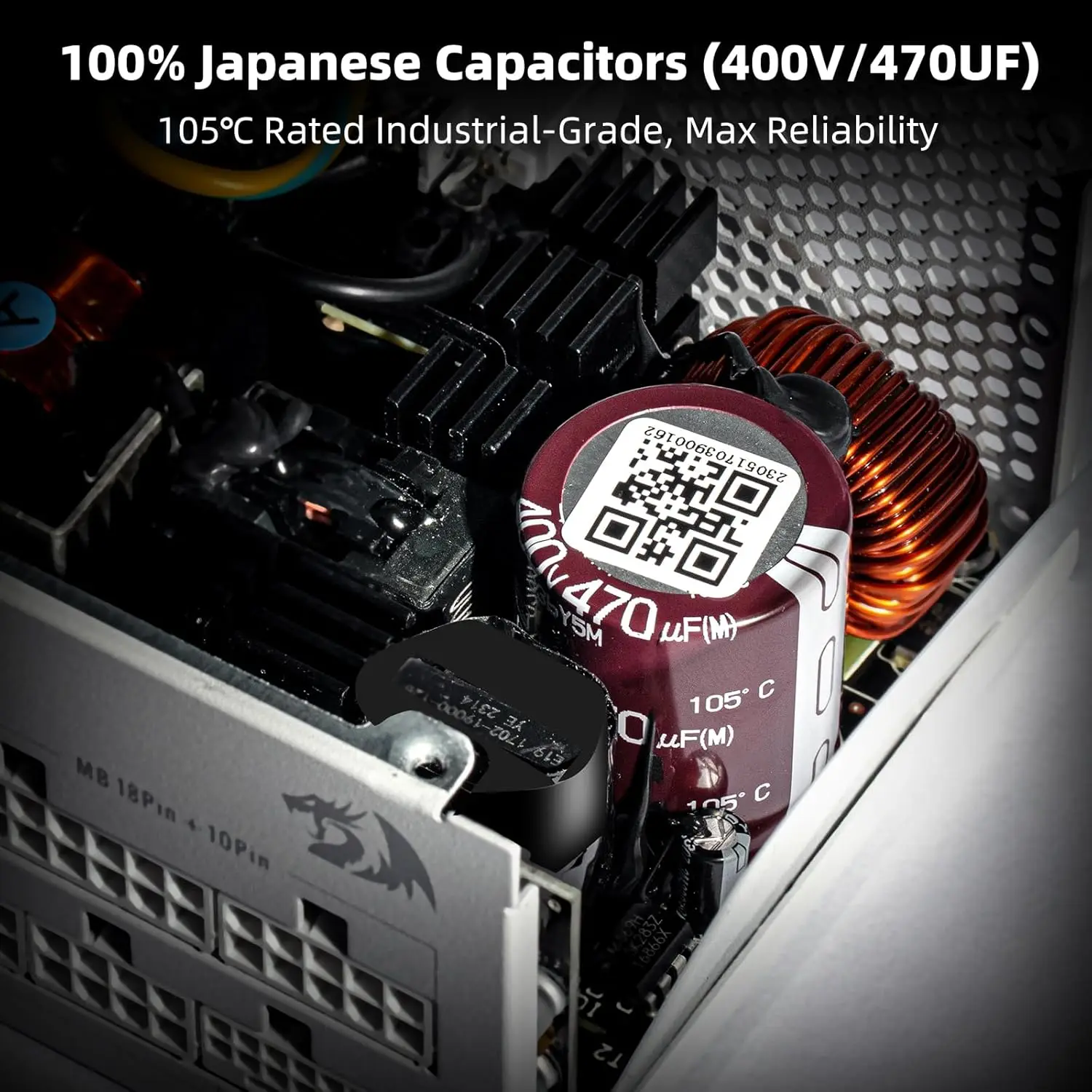 750W SFX Power Supply | 80 Plus Platinum Fully Modular | Ultra-Quiet 0 RPM Fan Mode - Thumbnail 6