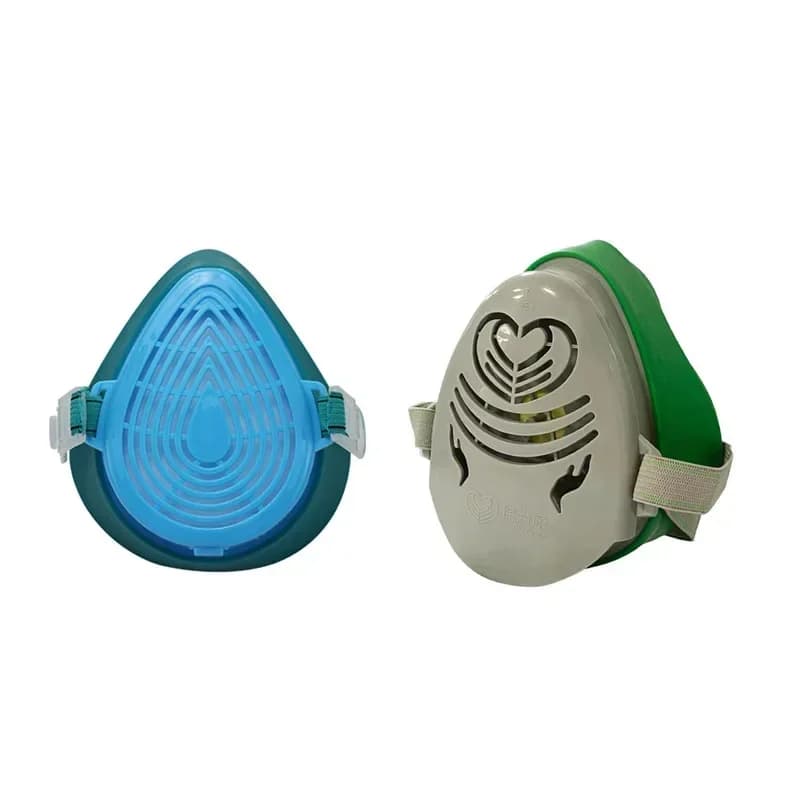 Half-Face Respirator Mask | Self-Priming Filter for Painting, Grinding & Dust Protection - Thumbnail 6