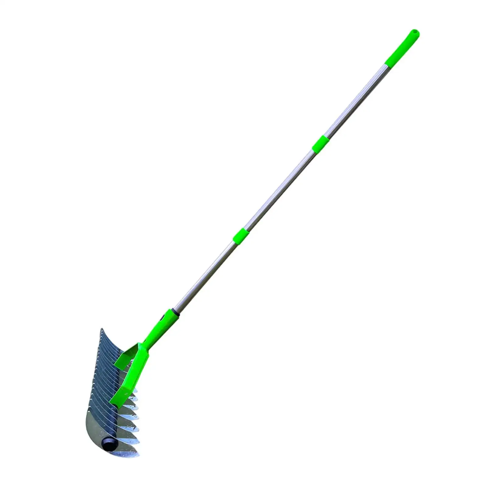 Thatching Rake | Curved Steel Tines | Professional Garden Scarifying Tool - Thumbnail 2