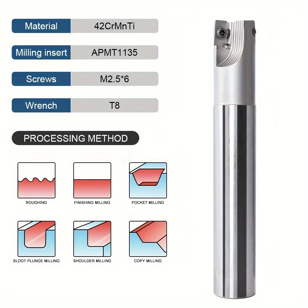 CNC Milling Tool Holder | 300R 1135R0.8 Right Angle Bar | Heavy-Duty Seismic & Open Coarse Design - Thumbnail 6