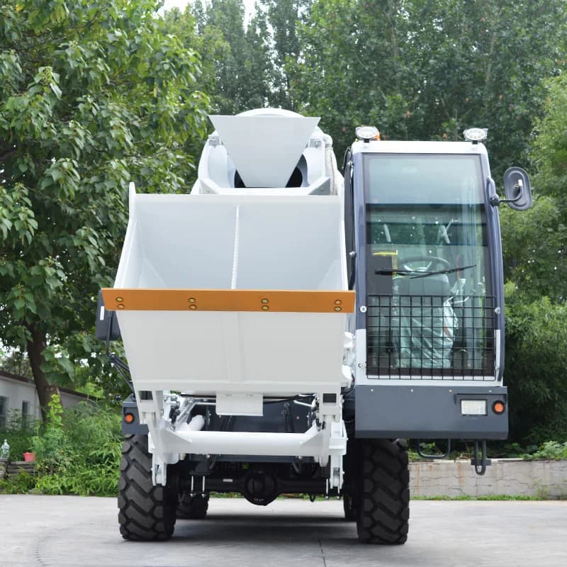 Self-Loading Concrete Mixer Truck | Mobile Diesel-Powered Mixer | On-Site Construction Solution - Thumbnail 4