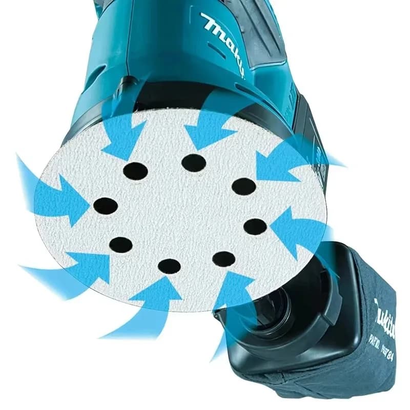 Makita DBO180Z Professional Cordless Orbital Sander | 18V Brushless Motor | Woodworking & Finish Sanding Tool - Thumbnail 5