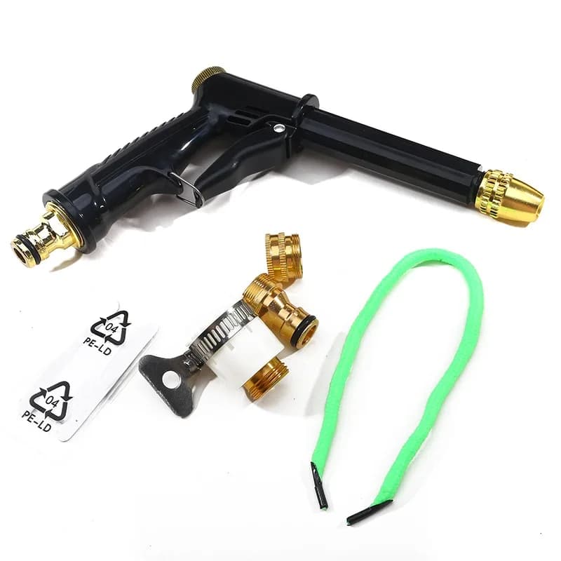 Pressure Water Gun | 8-in-1 Multi-Function Nozzle | Car Washing & Garden Hose Sprayer - Thumbnail 5