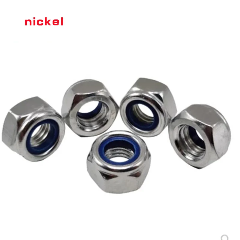M2-M10 Nylon Lock Nuts | DIN985 Stainless Steel or Black Zinc | Insert Locking Fasteners - Thumbnail 6