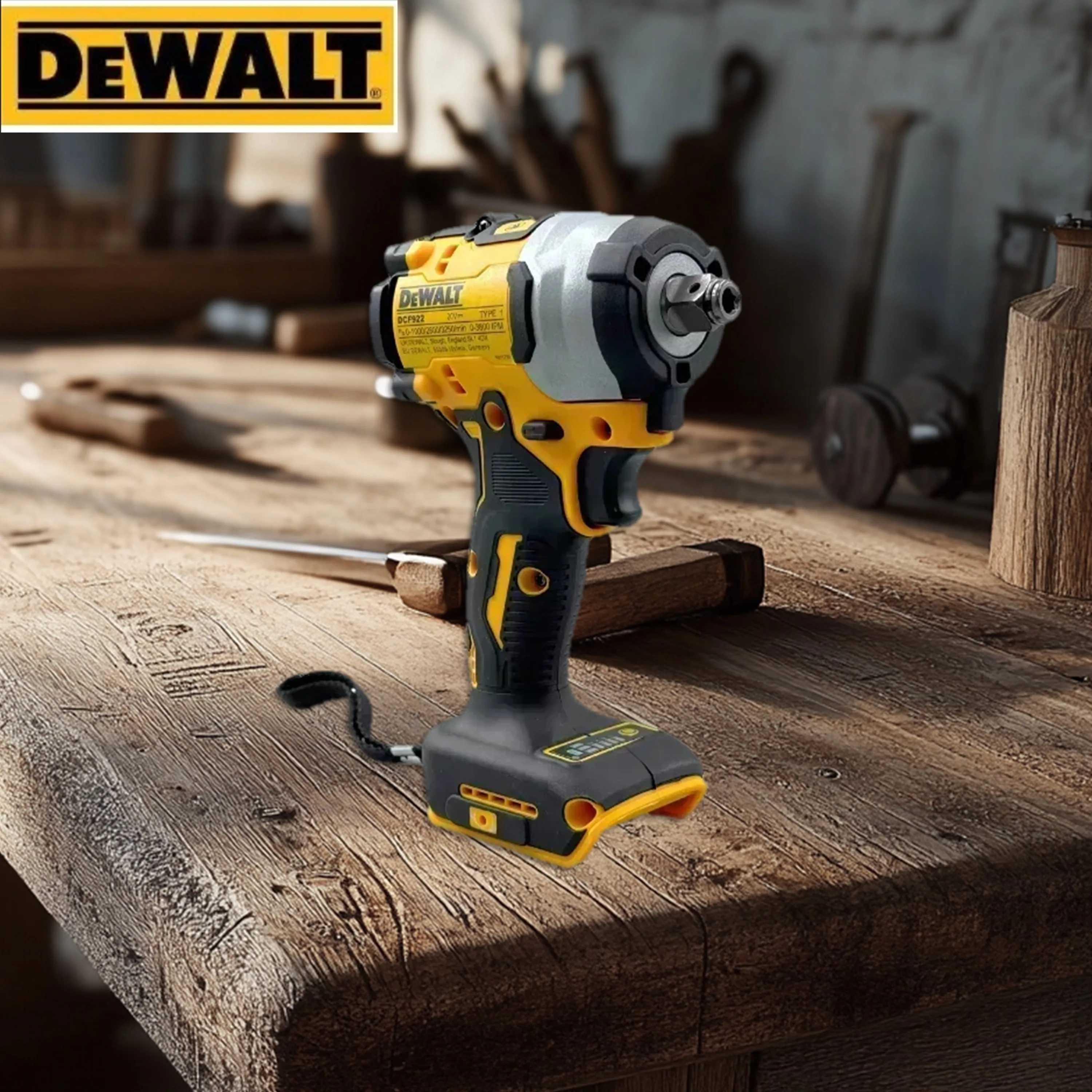 DeWalt DCF922 High-Torque Cordless Impact Wrench | 1/2 Drive | 406Nm Reverse Torque - Thumbnail 3