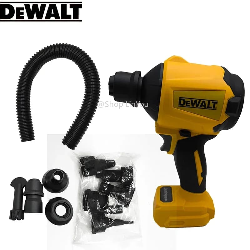 Dewalt Brushless Air Blower Cordless Air Dust Removal Gun With Nozzle Multifunction Dusting Machine Inflator Tool bare machine - Thumbnail 2