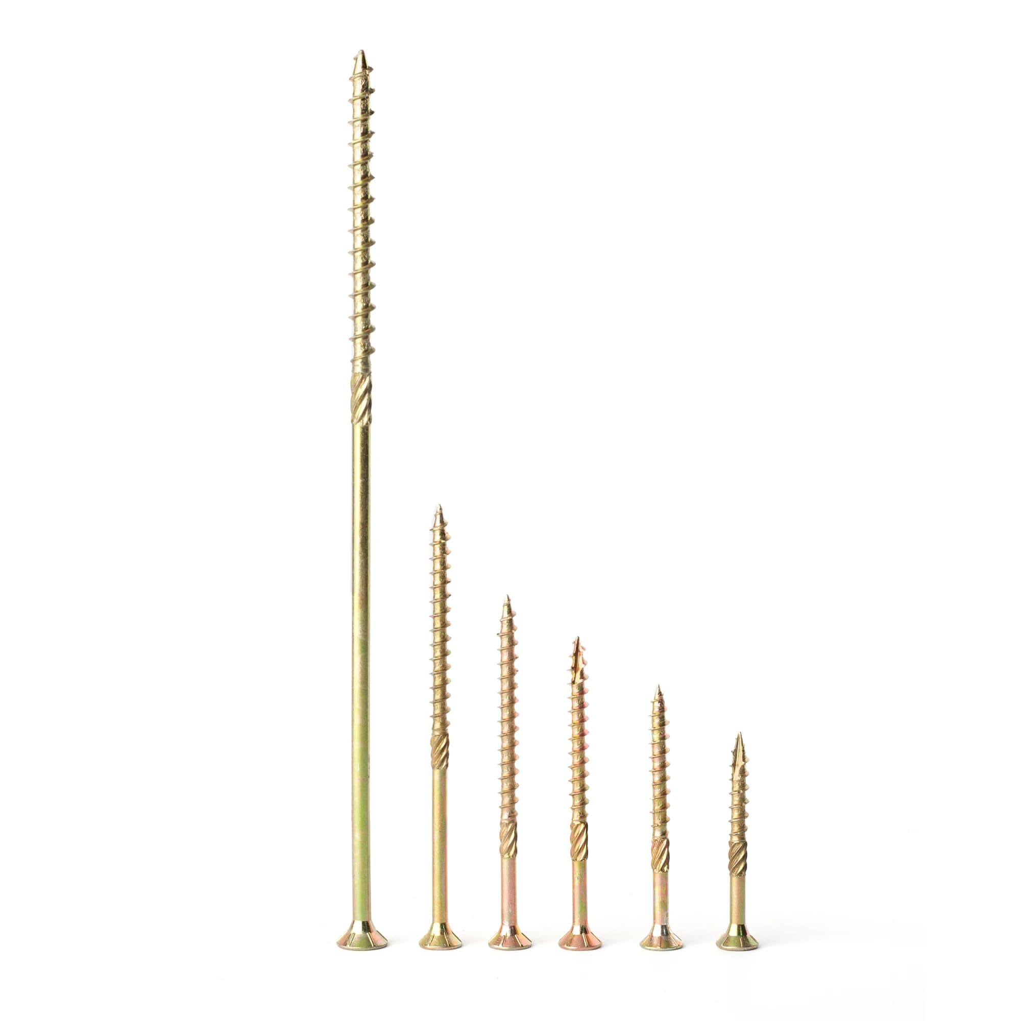 Knurled Wood Deck Screws | 20pcs Rust-Resistant | Self-Tapping Drywall Fasteners - Thumbnail 6