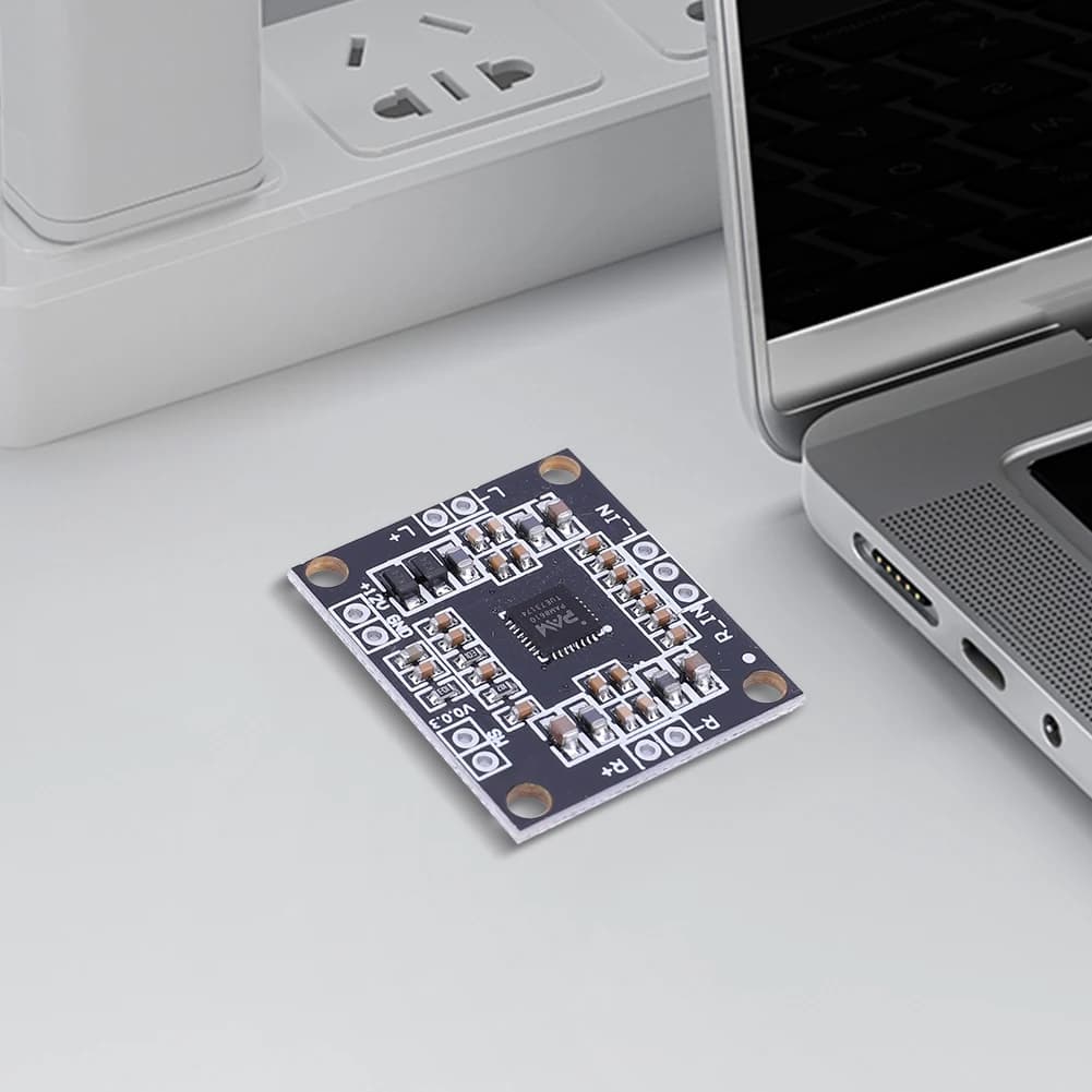 Class D Stereo Amplifier Board | 15W Dual Channel | Compact DC 7-15V Audio Module - Thumbnail 4